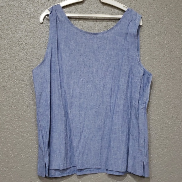 Or-Lee vintage chambray 2piece tank top and jacket - Picture 2 of 8